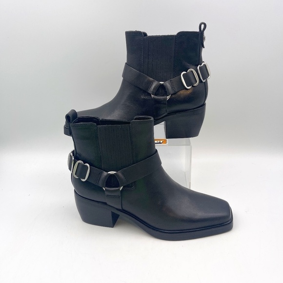 Sam Edelman Women's Black Lea Bellamie Boots 7.5M - Picture 1 of 12